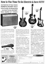 1967 Heathkit amps and Harmony guitars