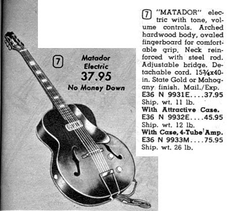 Alden 9931 Matador guitar