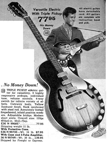 Alden 9968 Triple Pickup (Rocket) guitar