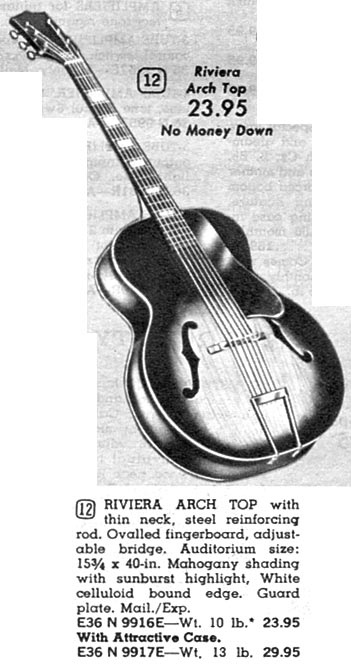 Alden 9916 Riviera guitar
