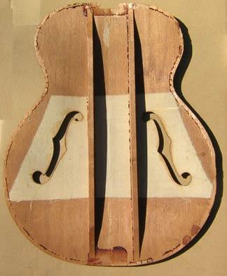 Harmony guitars internal views