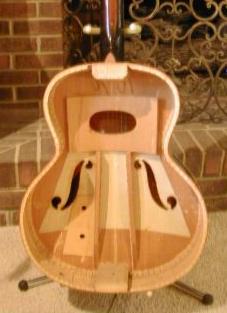 Harmony guitars internal views
