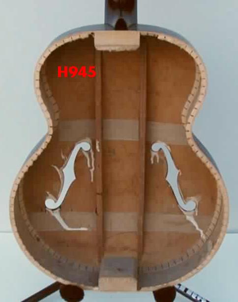 Harmony guitars internal views